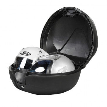 TOP CASE SHAD SH39 NOIR 39L AVEC PLATINE (DOSSERET NON INCLUS) (CONTENANCE 1 CASQUE INTEGRAL + 1 CASQUE JET) (L51xH32xP43cm)