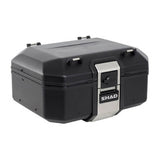 TOP CASE SHAD TR37 TERRA 37L BLACK EDITION AVEC LOCK SYSTEM - CAPACITE 2 CASQUES JET (Platine vendue séparemment)