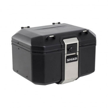 TOP CASE SHAD TR48 TERRA 48L BLACK EDITION AVEC LOCK SYSTEM - CAPACITE 2 CASQUES JET (Platine vendue séparemment)