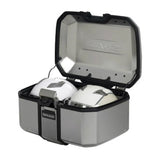 TOP CASE SHAD TR55 TERRA 55L AVEC LOCK SYSTEM - CAPACITE 2 CASQUES INTEGRAUX (Platine vendue séparemment)