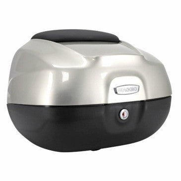 TOP CASE 37L VENDU SANS LE SUPPORT (1B010284) ORIGINE PIAGGIO 400-530 MP3 2022> GRIS CLOUD G04